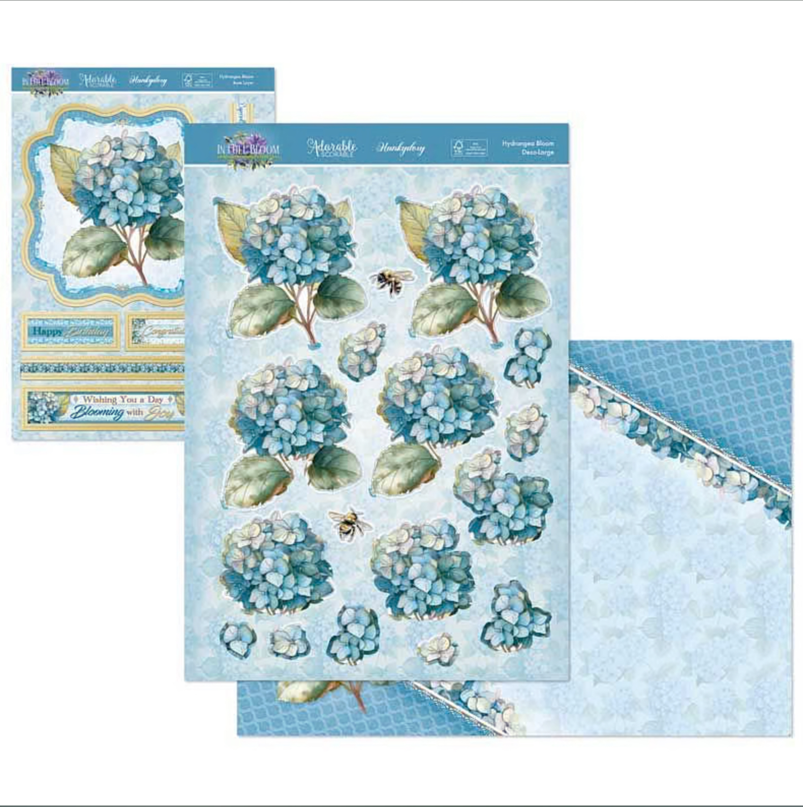 Hunkydory Crafts In Full Bloom Deco-Large Set - Hydrangea Bloom